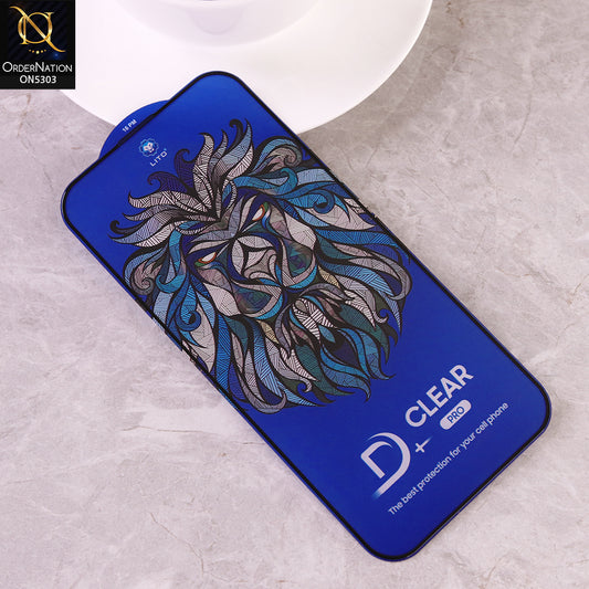 Iphone 16 Pro Screen Protector - Transparent - Lito D Plus Pro HD Full Tempered Glass Protector