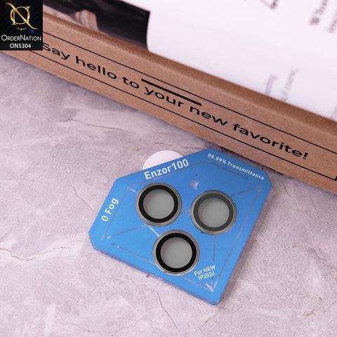 Iphone 16 Pro Camera Protector - Gray- kuzoom Water Proof And Antifog Camera Lense Protector