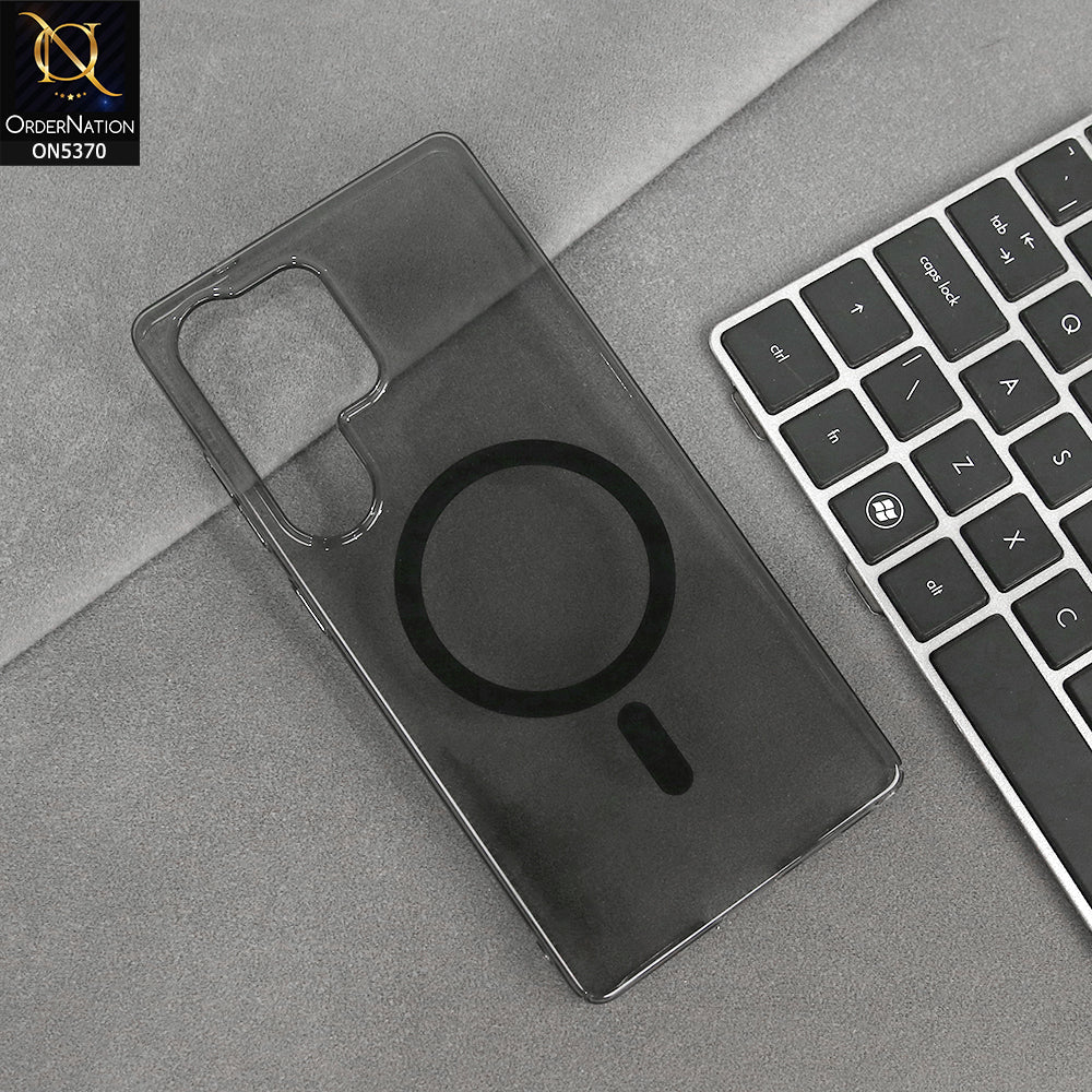 Samsung Galaxy S25 Ultra Cover - Black - New Shell Crystal Clear MagSafe Case