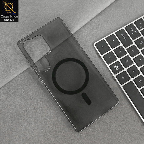Samsung Galaxy S25 Ultra Cover - Black - New Shell Crystal Clear MagSafe Case