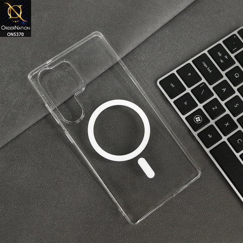 Samsung Galaxy S25 Ultra Cover - Transparent - New Shell Crystal Clear MagSafe Case