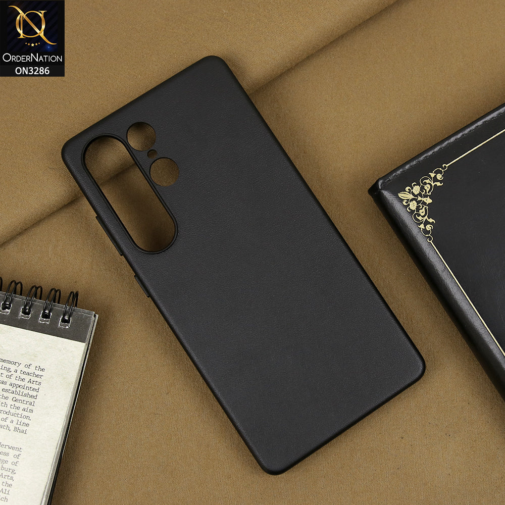Samsung Galaxy S25 Ultra Cover - Black - K-DOO Noble Collection Leather PU - PC Case