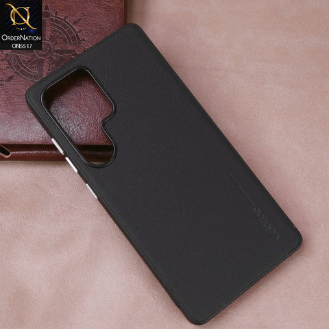 Samsung Galaxy S25 Ultra Cover - Black - New Premium Coblue Leather And Textured Case