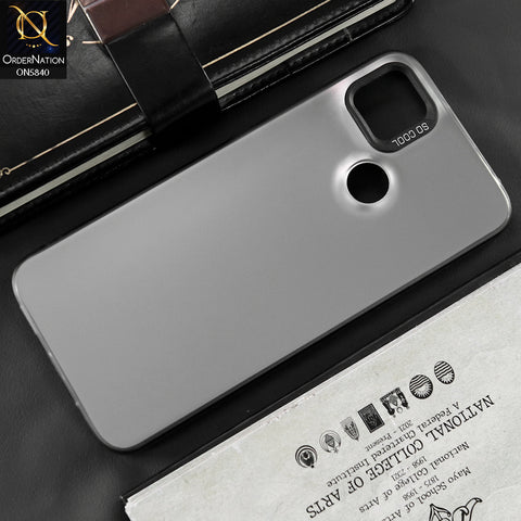 Xiaomi Redmi 10A Cover - Matte Gray - New Exclusive Highend Matte Color Gradient Shiny Case With Soft Borderes Protection