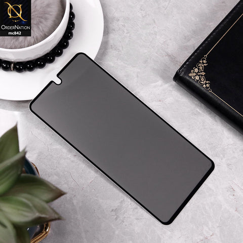 Realme 12 5G Screen Protector - Black - Privacy Tempared Screen Protector
