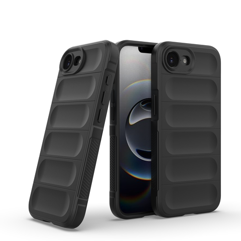 iPhone 16e Cover - Black -  New Flexible TPU Mobile Phone Back Cover Scratch Proof Phone Protective Case