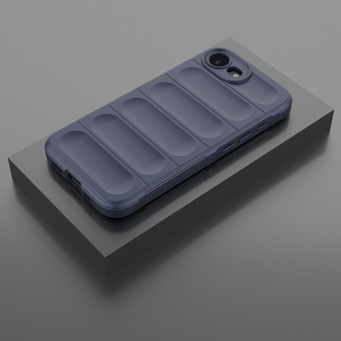 iPhone 16e Cover - Gray - New Flexible TPU Mobile Phone Back Cover Scratch Proof Phone Protective Case