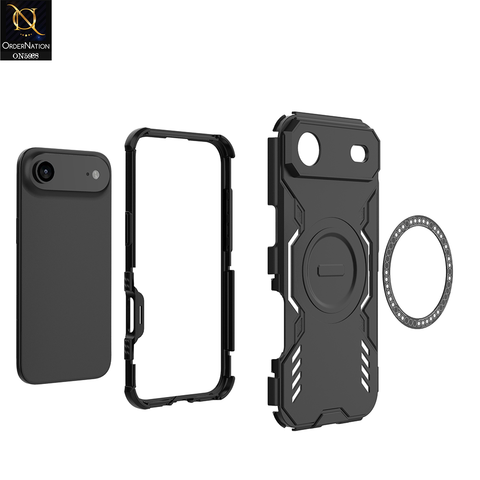 iPhone 17 Air Cover - Blue - New Cooling Non-Slip Shockproof Magsafe Full Coverage Back Cover