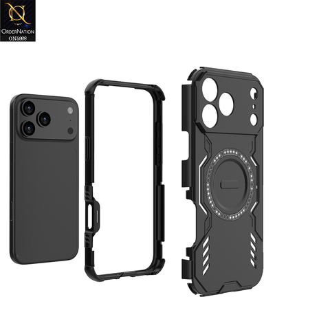 iPhone 17 Pro Cover - Blue - New Cooling Non-Slip Shockproof Magsafe Full Coverage Back Cover