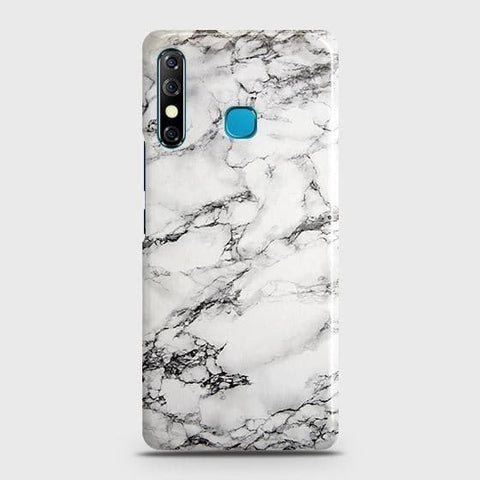 Tecno Camon 12 Cover - Matte Finish - Trendy Mysterious White Marble Printed Hard Case with Life Time Colors Guarantee B (34) 1 ( Fast Delivery )