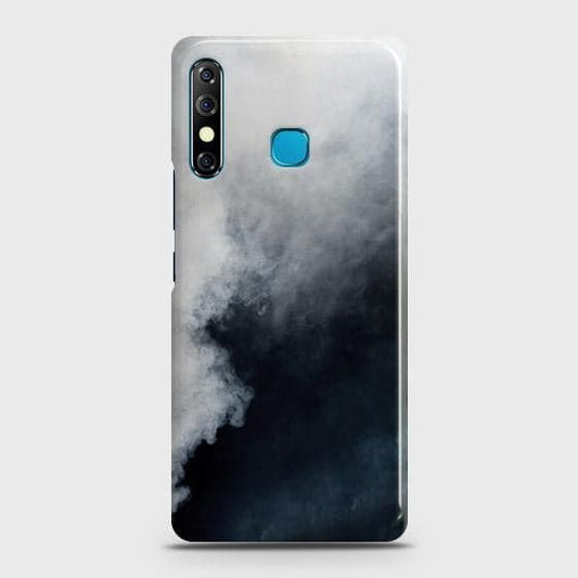 Infinix Hot 8 Lite Cover - Matte Finish - Trendy White Floor Marble Printed Hard Case with Life Time Colors Guarante ( Fast Delivery )