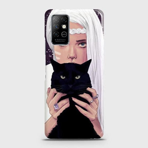 Infinix Note 8 Cover - Trendy Wild Black Cat Printed Hard Case with Life Time Colors Guarantee (Fast Delivery)