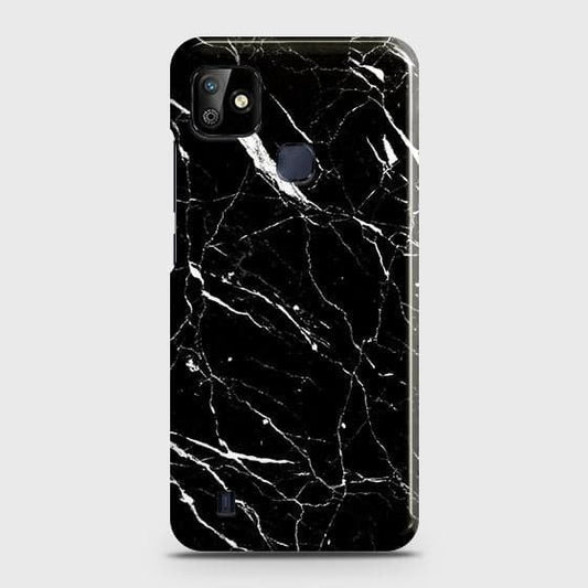 Infinix Smart HD 2021 Cover - Trendy Black Marble Printed Hard Case with Life Time Colors Guarantee ( Fast Delivery )