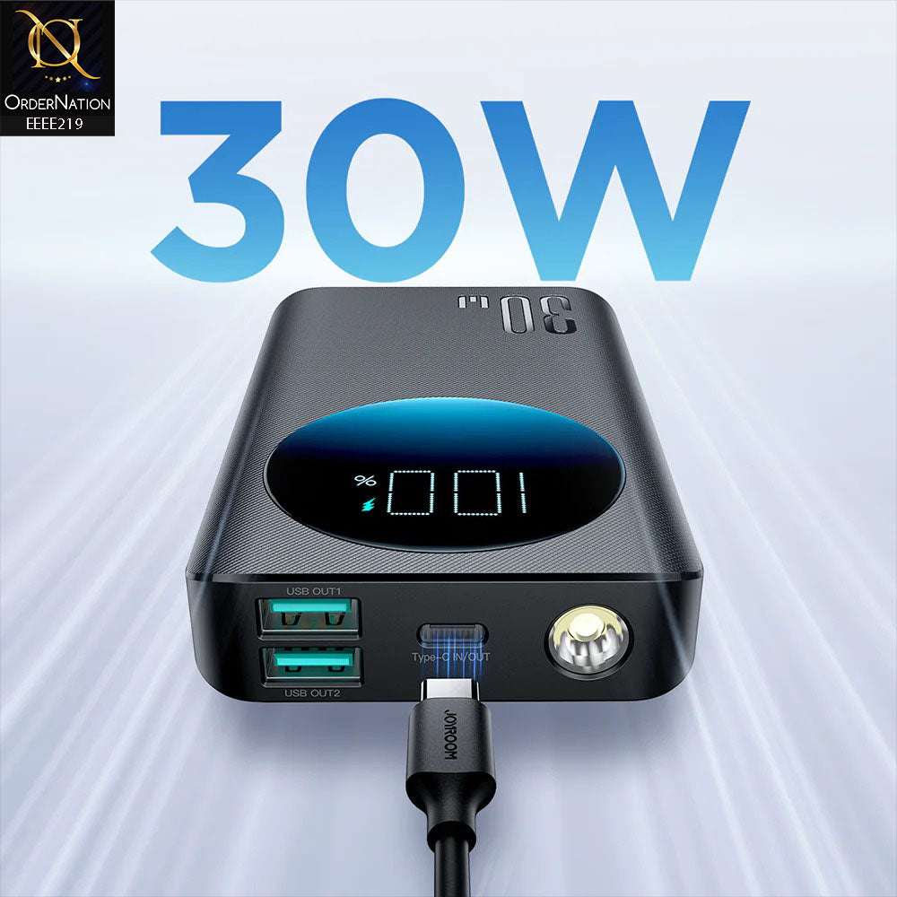 JOYROOM PBF01 10000mAh 30W Power Bank -Black