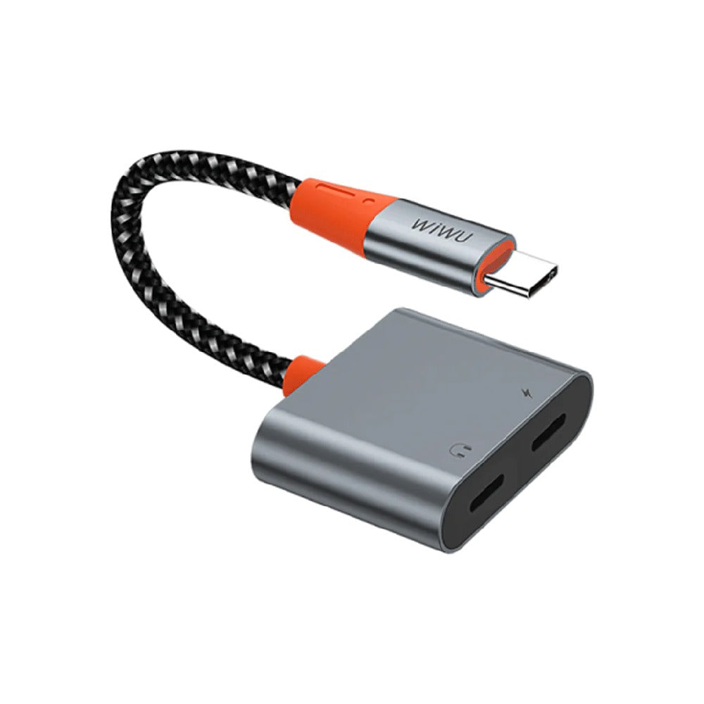 WiWU LT-11 Type-C Audio Adapter - Gray