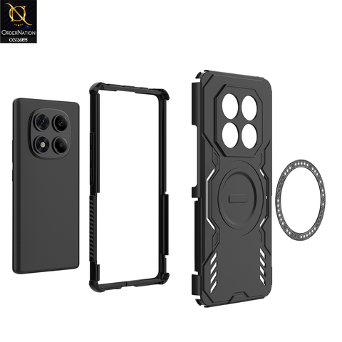 Xiaomi Redmi Note 14 Pro 4G Cover - Blue - New Cooling Non-Slip Shockproof Magsafe Full Coverage Back Cover