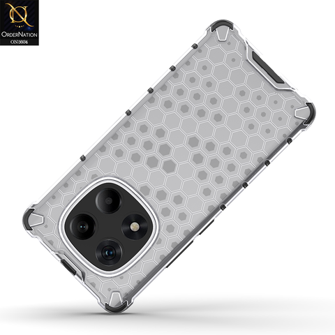 Xiaomi Redmi Note 14 Pro 4G Cover - Transparent - Airbag Shockproof Hybrid Honeycomb Transparent Case