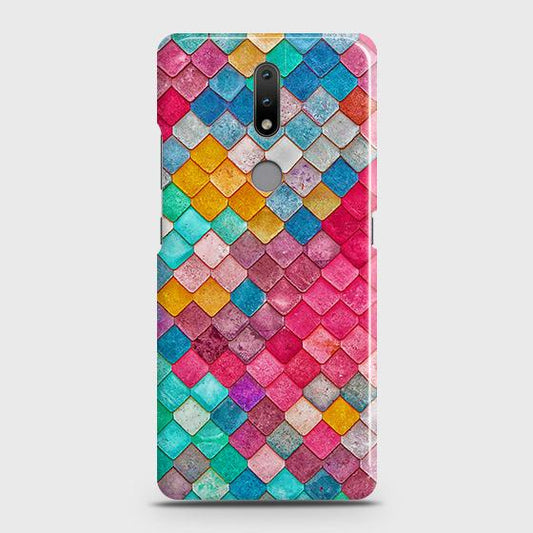 Nokia 2.4 Cover - Chic Colorful Mermaid Printed Hard Case with Life Time Colors Guarantee ( Fast delivery )