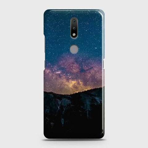 Nokia 2.4 Cover - Matte Finish - Embrace Dark Galaxy  Trendy Printed Hard Case with Life Time Colors Guarantee B82 ( Fast Delivery )