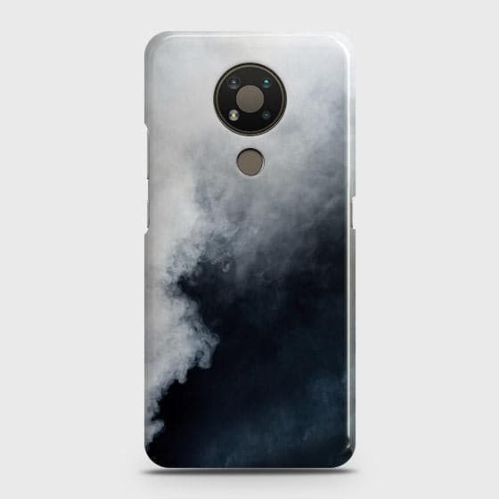 Nokia 3.4 Cover - Matte Finish - Trendy Misty White and Black Marble Printed Hard Case with Life Time Colors Guarantee ( Fast Delivery )