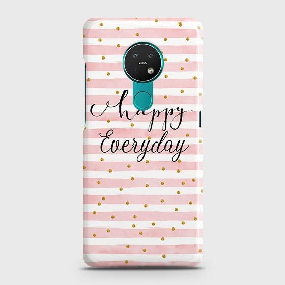 Nokia 7.2 Cover - Trendy Happy Everyday Printed Hard Case with Life Time Colors Guarantee ( Fast Delivery )