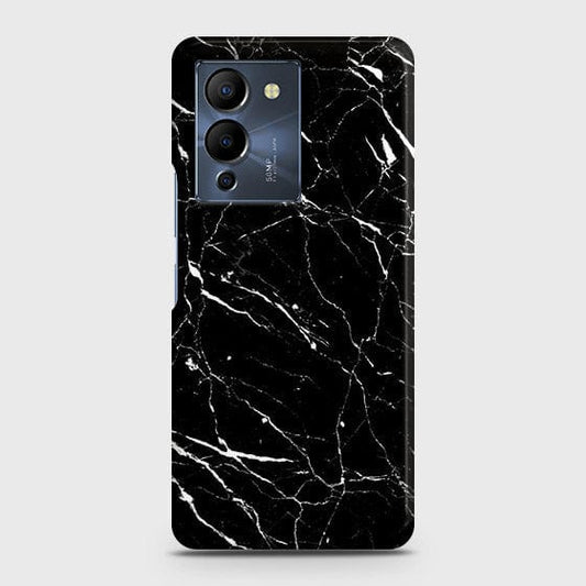 Infinix Note 12 G96 Cover - Trendy Black Marble Printed Hard Case with Life Time Colors Guarantee (Fast Delivery)