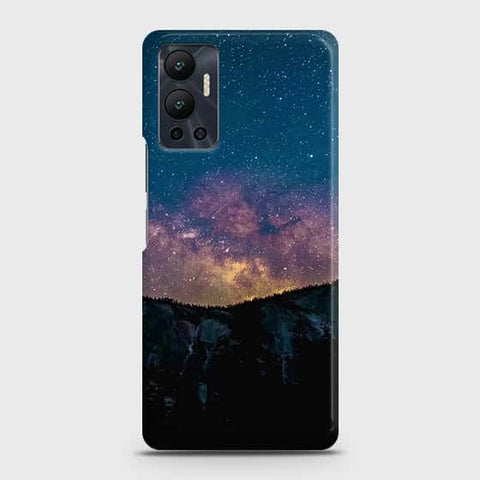 Infinix Hot 12 Cover - Embrace Dark Galaxy  Trendy Printed Hard Case with Life Time Colors Guarantee (Fast Delivery)
