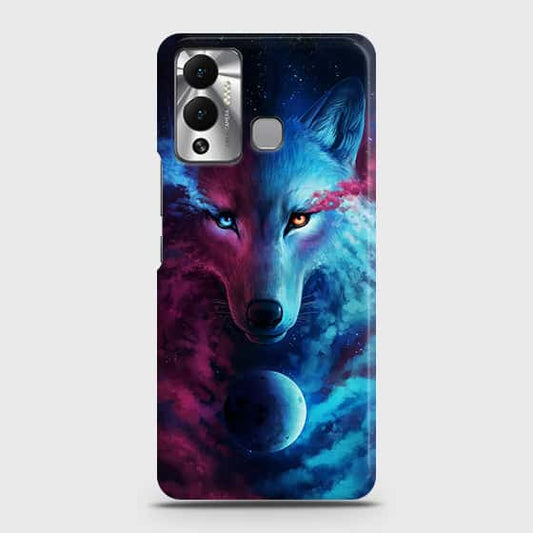 Infinix Hot 12 Play Cover - Infinity Wolf Trendy Printed Hard Case with Life Time Colors Guarantee (Fast Delivery)