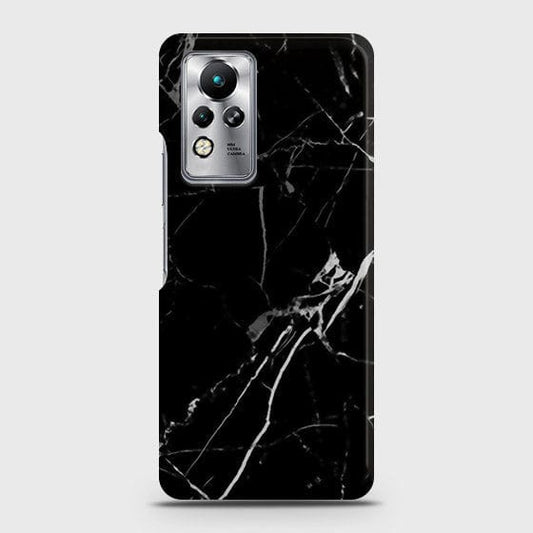 Infinix Note 11 Cover - Black Modern Classic Marble Printed Hard Case with Life Time Colors Guarantee ( Fast Delivery )