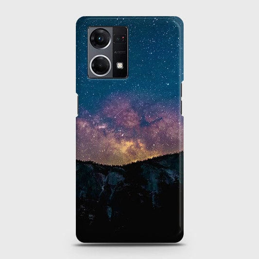 Oppo F21 Pro 4G Cover - Matte Finish - Embrace Dark Galaxy  Trendy Printed Hard Case with Life Time Colors Guarantee (Fast Delivery)