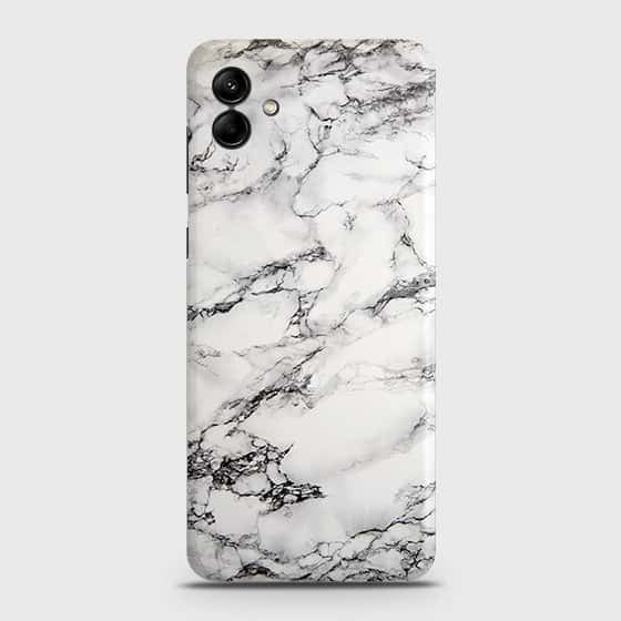 Samsung Galaxy M13 5G Cover - Trendy White Floor Marble Printed Hard Case with Life Time Colors Guarantee (Fast Delivery)