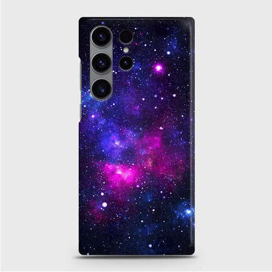 Samsung Galaxy S24 Ultra 5G Cover - Dark Galaxy Stars Modern Printed Hard Case with Life Time Colors Guarantee