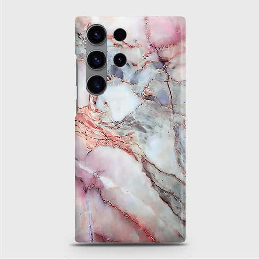 Samsung Galaxy S24 Ultra 5G Cover - Violet Sky Marble Trendy Printed Hard Case with Life Time Colors Guarantee