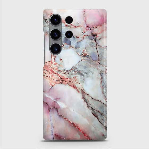 Samsung Galaxy S24 Ultra 5G Cover - Violet Sky Marble Trendy Printed Hard Case with Life Time Colors Guarantee