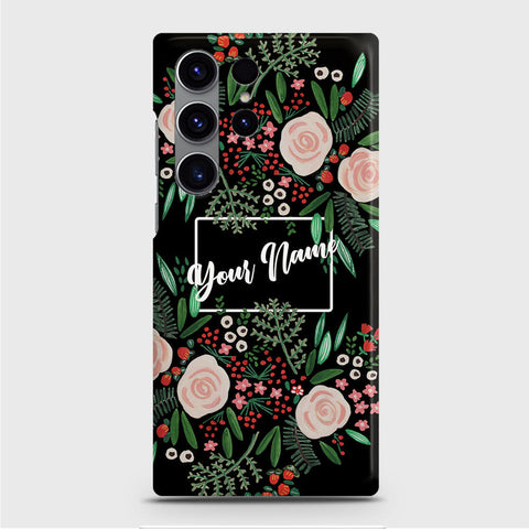 Samsung Galaxy S24 Ultra 5G Cover - Floral Series - Matte Finish - Snap On Hard Case with LifeTime Colors Guarantee