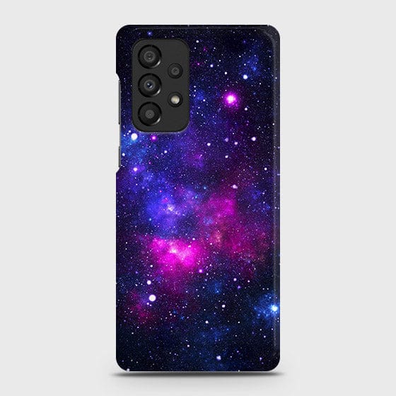 Samsung Galaxy A23 Cover - Dark Galaxy Stars Modern Printed Hard Case with Life Time Colors Guarantee b-71 ( Fast Delivery )