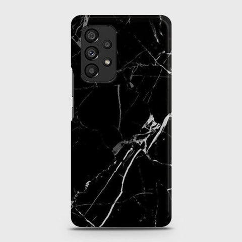 Samsung Galaxy A53 5G Cover - Black Modern Classic Marble Printed Hard Case with Life Time Colors Guarantee (Fast Delivery)