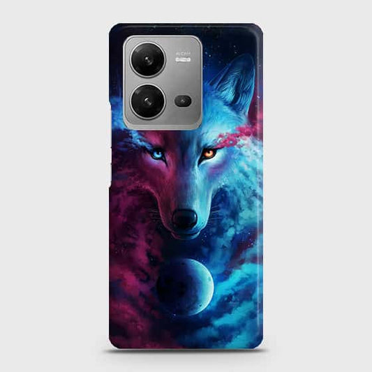 Vivo V25e Cover - Infinity Wolf Trendy Printed Hard Case with Life Time Colors Guarantee (Fast Delivery)