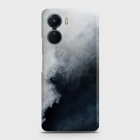 Vivo Y16 Cover - Trendy White Floor Marble Printed Hard Case with Life Time Colors Guarantee (Fast Delivery)