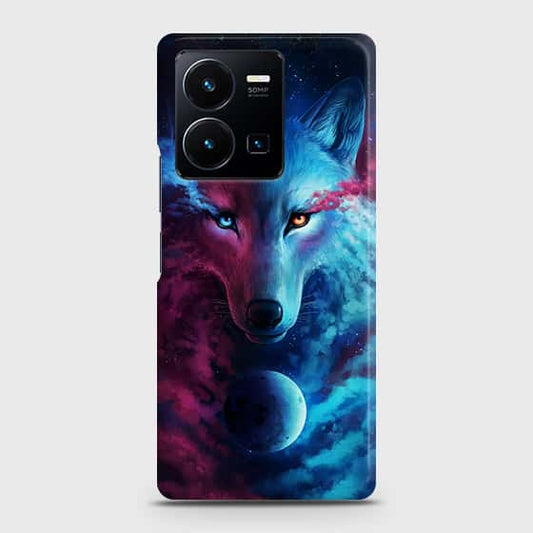 Vivo Y35 4G Cover - Infinity Wolf Trendy Printed Hard Case with Life Time Colors Guarantee (Fast Delivery)