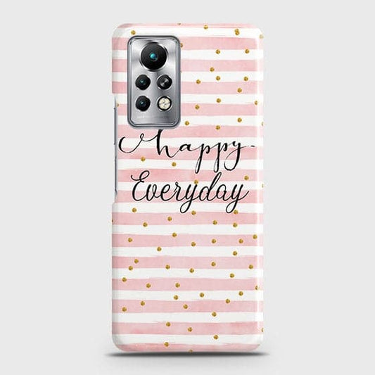 Infinix Note 11 Pro Cover - Trendy Happy Everyday Printed Hard Case with Life Time Colors Guarantee (Fast Delivery)