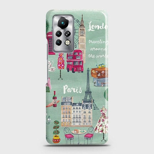 Infinix Note 11 Pro Cover - Matte Finish - London, Paris, New York ModernPrinted Hard Case with Life Time Colors Guarantee (Fast Delivery)