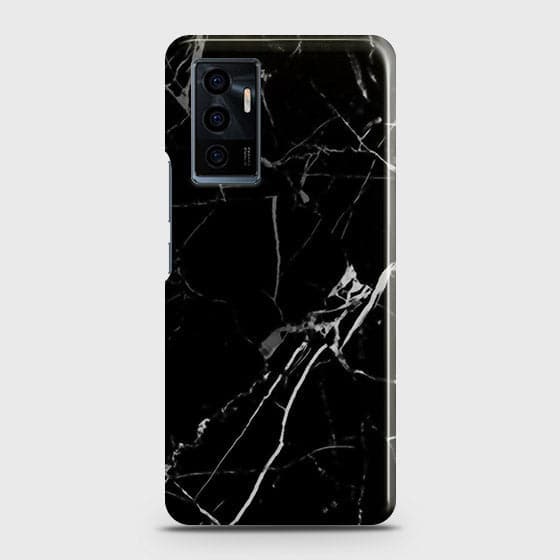 Vivo V23e Cover - Black Modern Classic Marble Printed Hard Case with Life Time Colors Guarantee b73 (Fast Delivery)