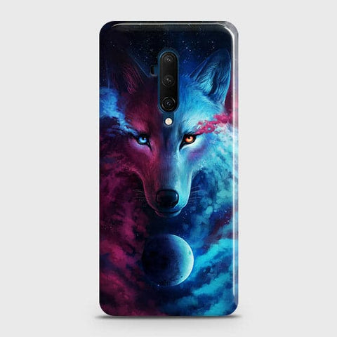 OnePlus 7T Pro 5G Mclaren Cover - Infinity Wolf Trendy Printed Hard Case with Life Time Colors Guarantee ( Fast Delivery )