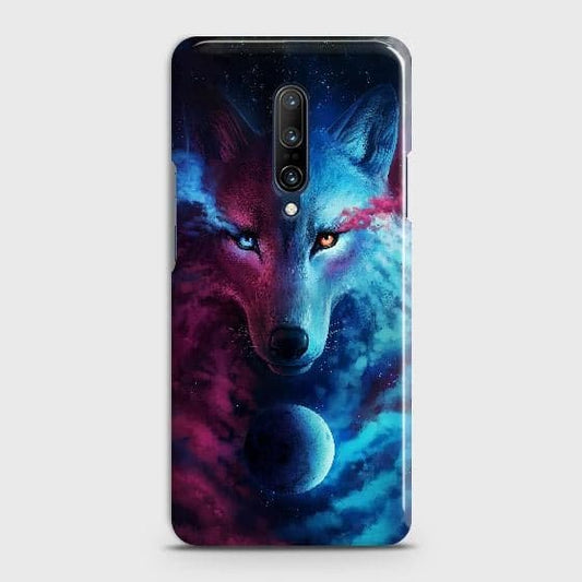 OnePlus 7 Pro Cover - Infinity Wolf Trendy Printed Hard Case with Life Time Colors Guarantee ( Fast Delivery )