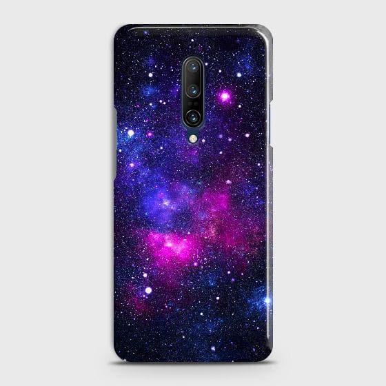 OnePlus 7 Pro Cover - Dark Galaxy Stars Modern Printed Hard Case with Life Time Colors Guarantee ( Fast Delivery )