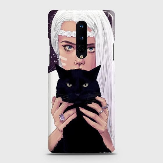 OnePlus 8 4G Cover - Trendy Wild Black Cat Printed Hard Case with Life Time Colors Guarantee (Fast Delivery)