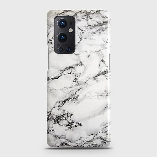 OnePlus 9 Pro Cover - Matte Finish - Trendy Mysterious White Marble Printed Hard Case with Life Time Colors Guarantee (Fast Delivery)
