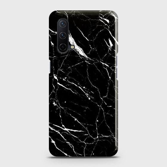 OnePlus Nord CE 5G Cover - Trendy Black Marble Printed Hard Case with Life Time Colors Guarantee B83 ( Fast Delivery )