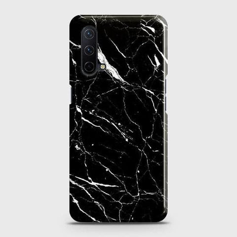 OnePlus Nord CE 5G Cover - Trendy Black Marble Printed Hard Case with Life Time Colors Guarantee B83 ( Fast Delivery )